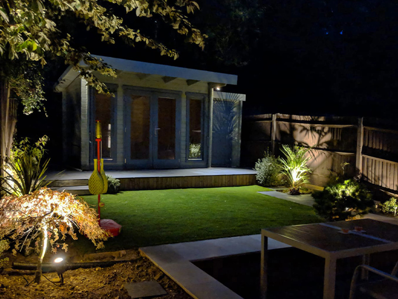 anti glare garden lighting in dyfed